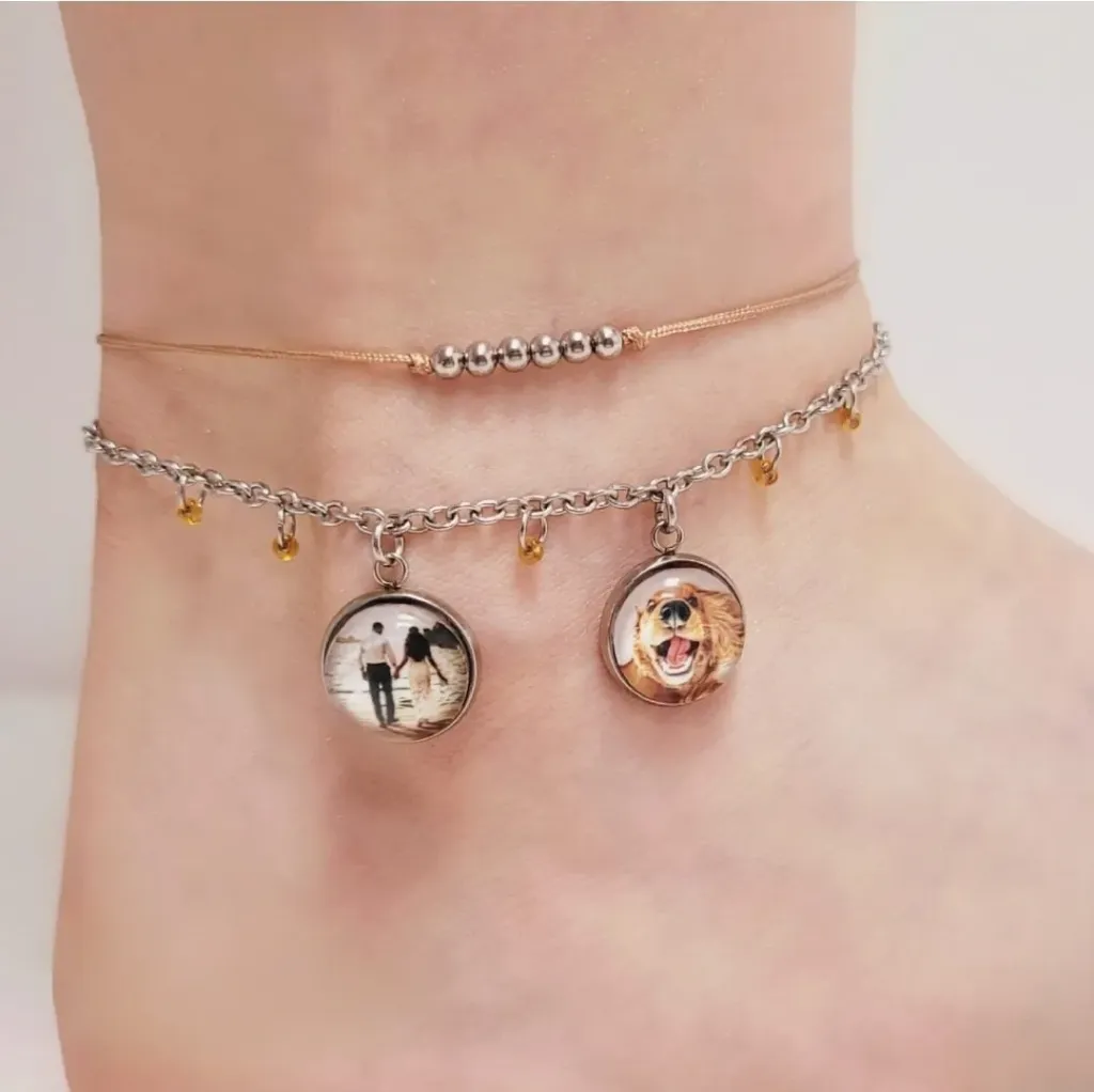 Tobillera CREA 2 dijes